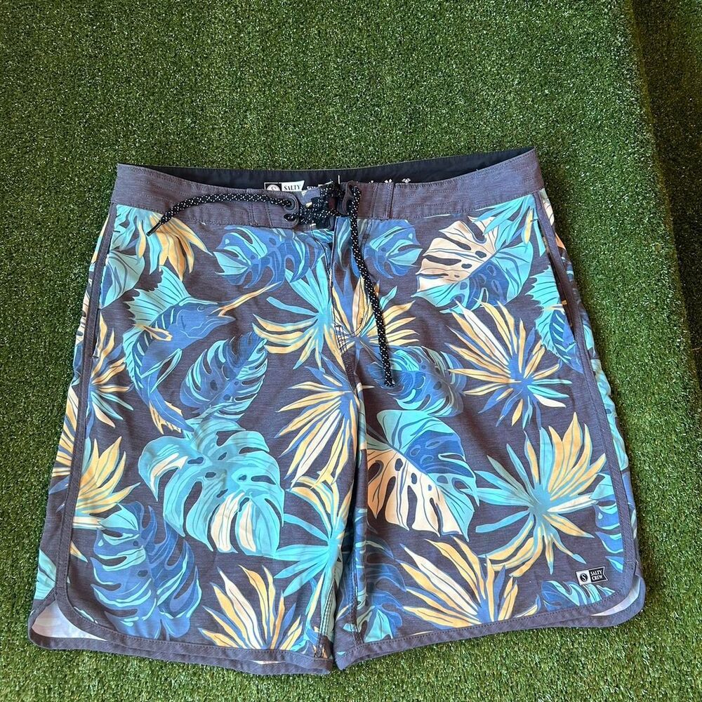 Salty-crew Men's multi Swim-briefs-shorts